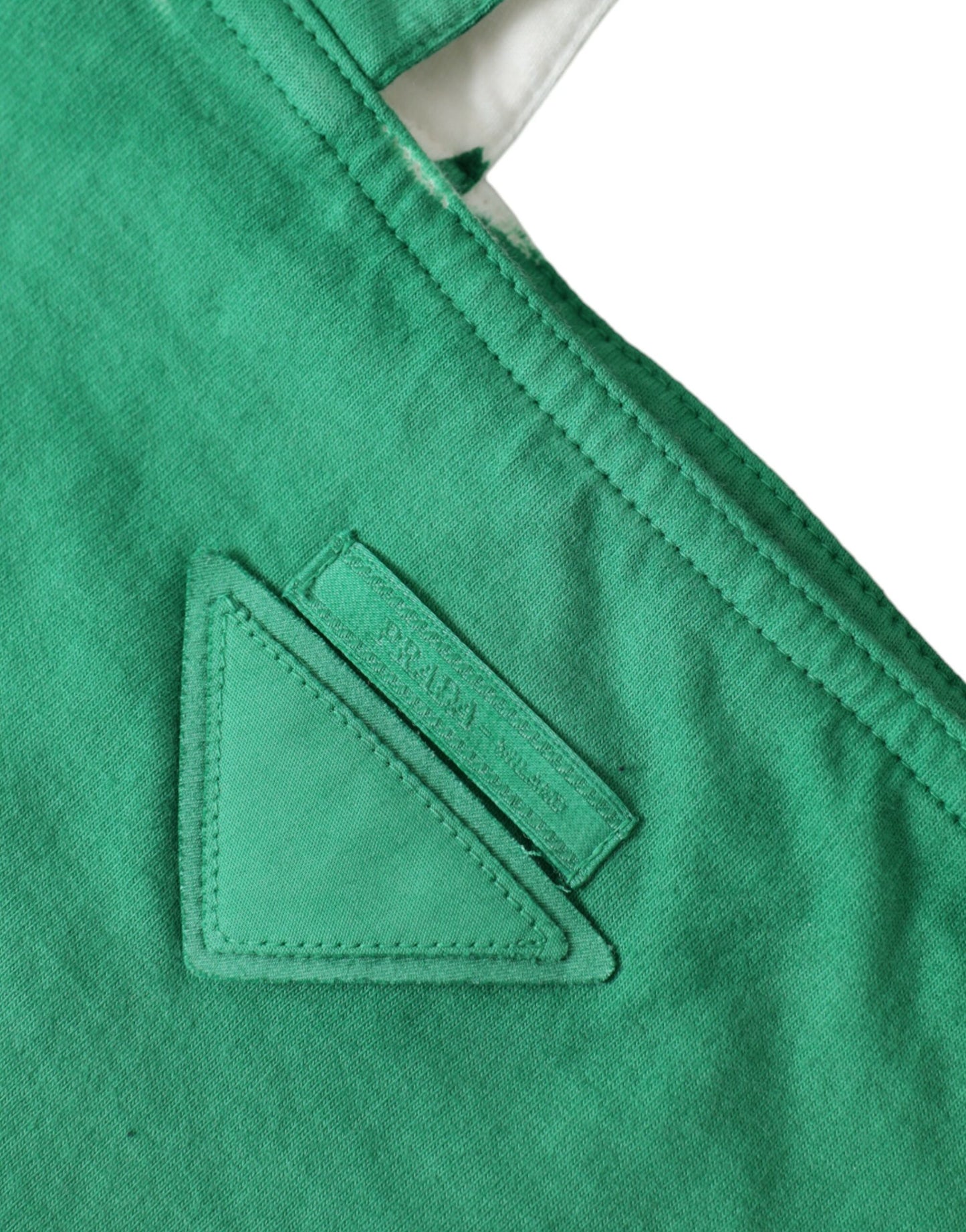 Elegante groene stoffen tas