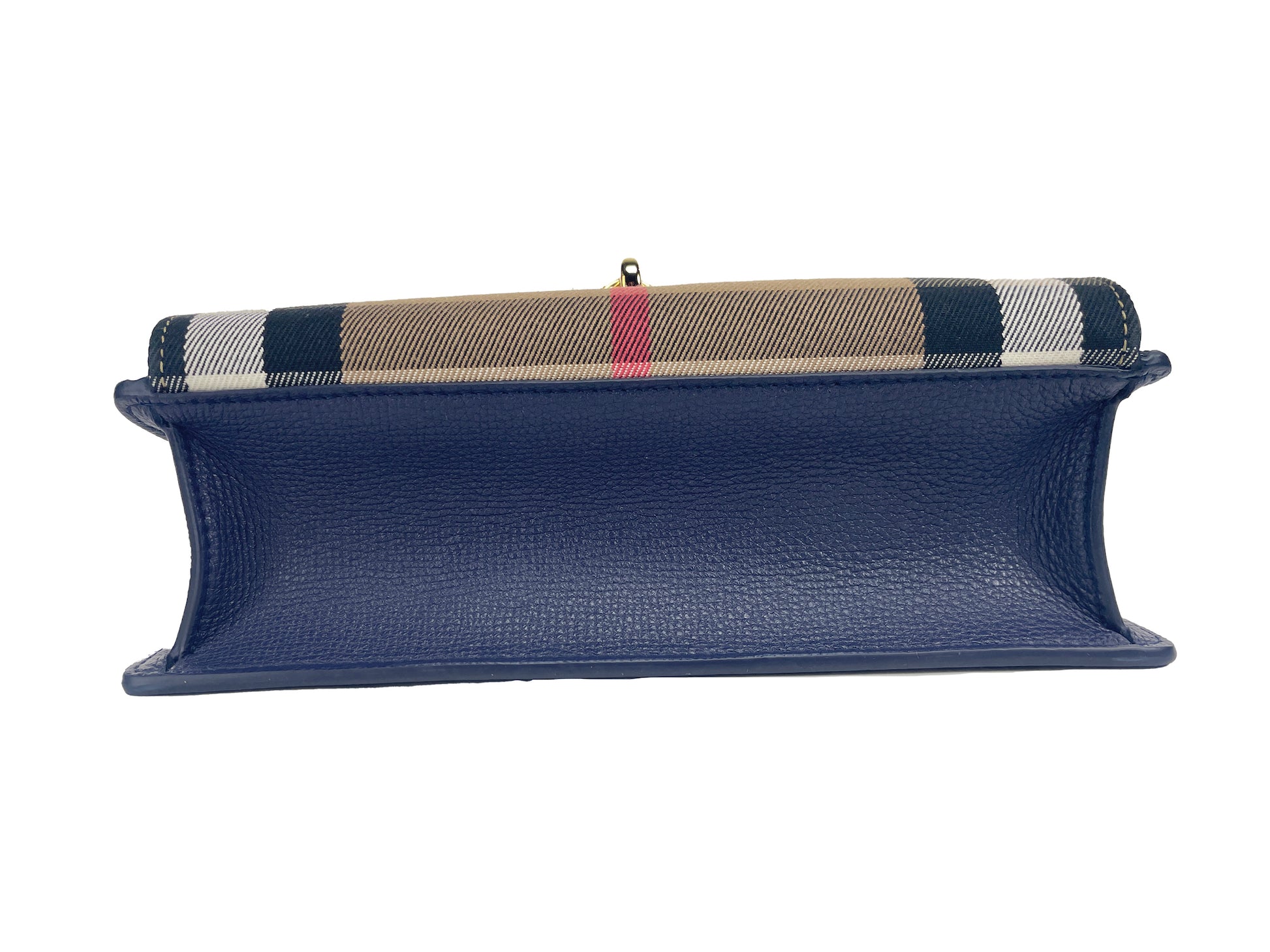 Macken Kleine Regency Blauwe Huisruit Leren Crossbody Tas