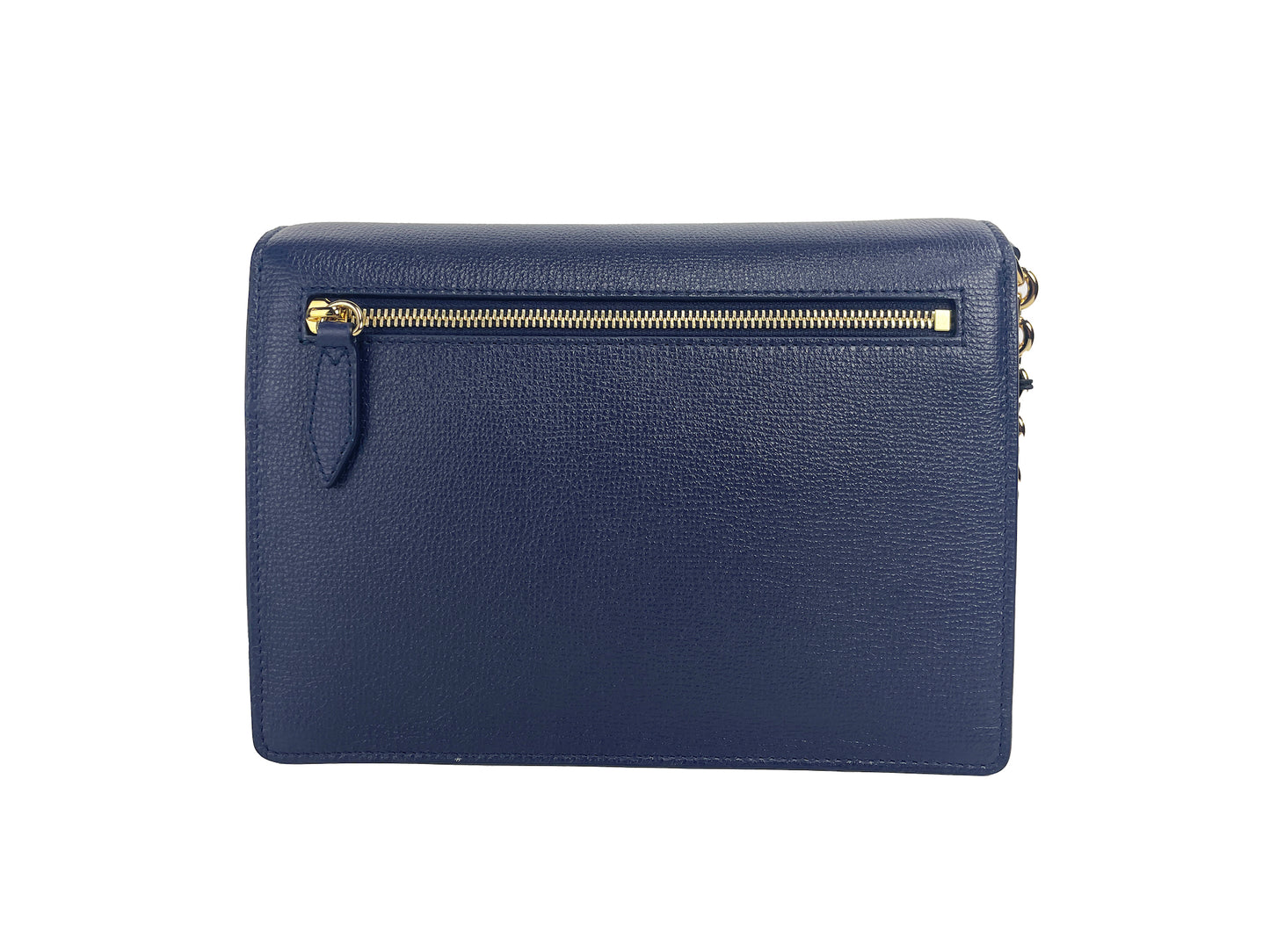 Macken Kleine Regency Blauwe Huisruit Leren Crossbody Tas