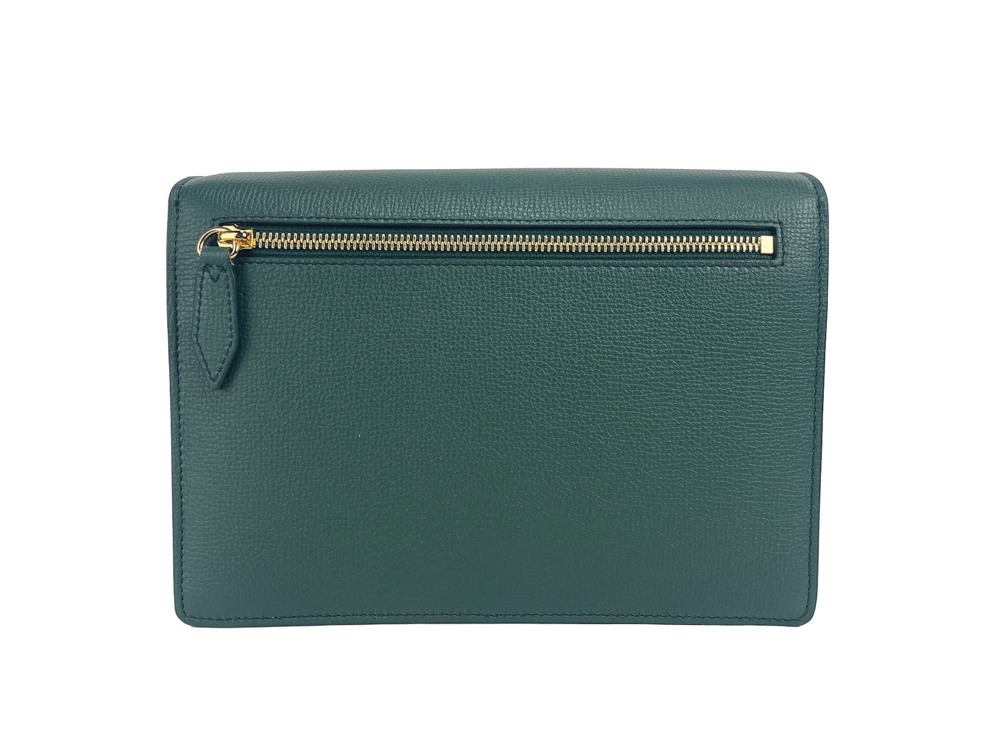 Macken Kleine Vintage Groene Huis Geruite Leren Crossbody Tas