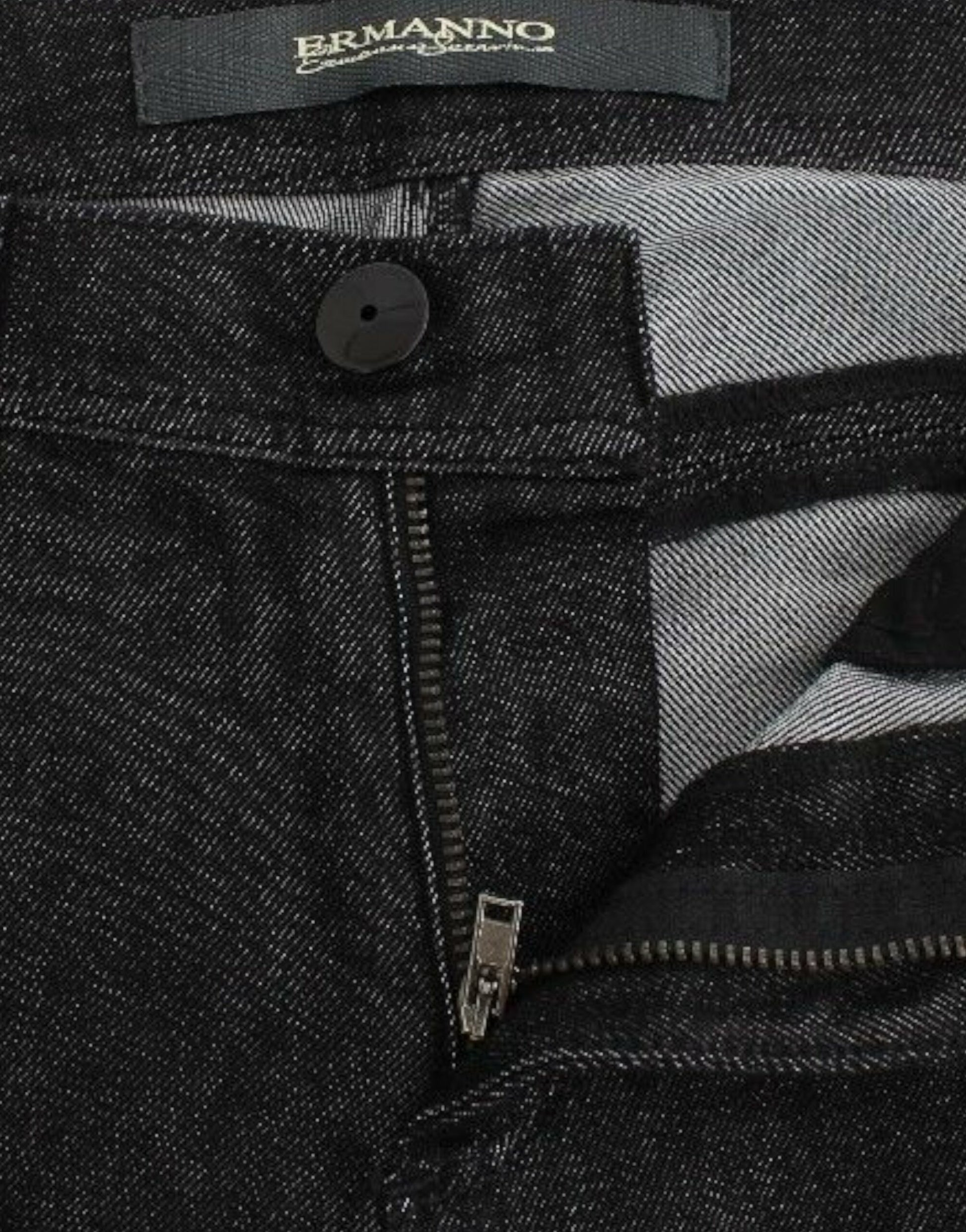 Chique zwarte skinny jeans met smalle pijpen