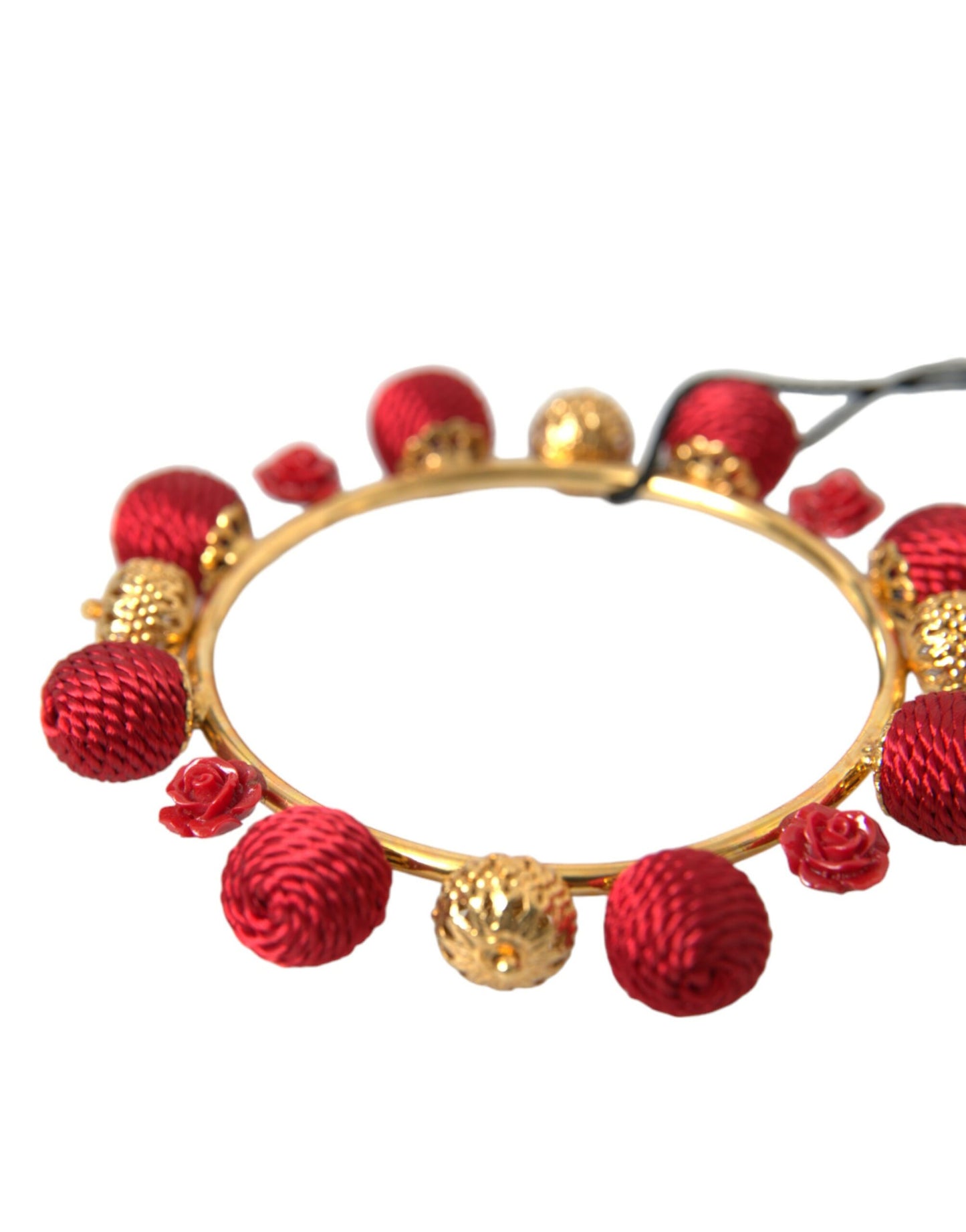 Goud messing rood RUNWAY Sicilia Natale rozen armband