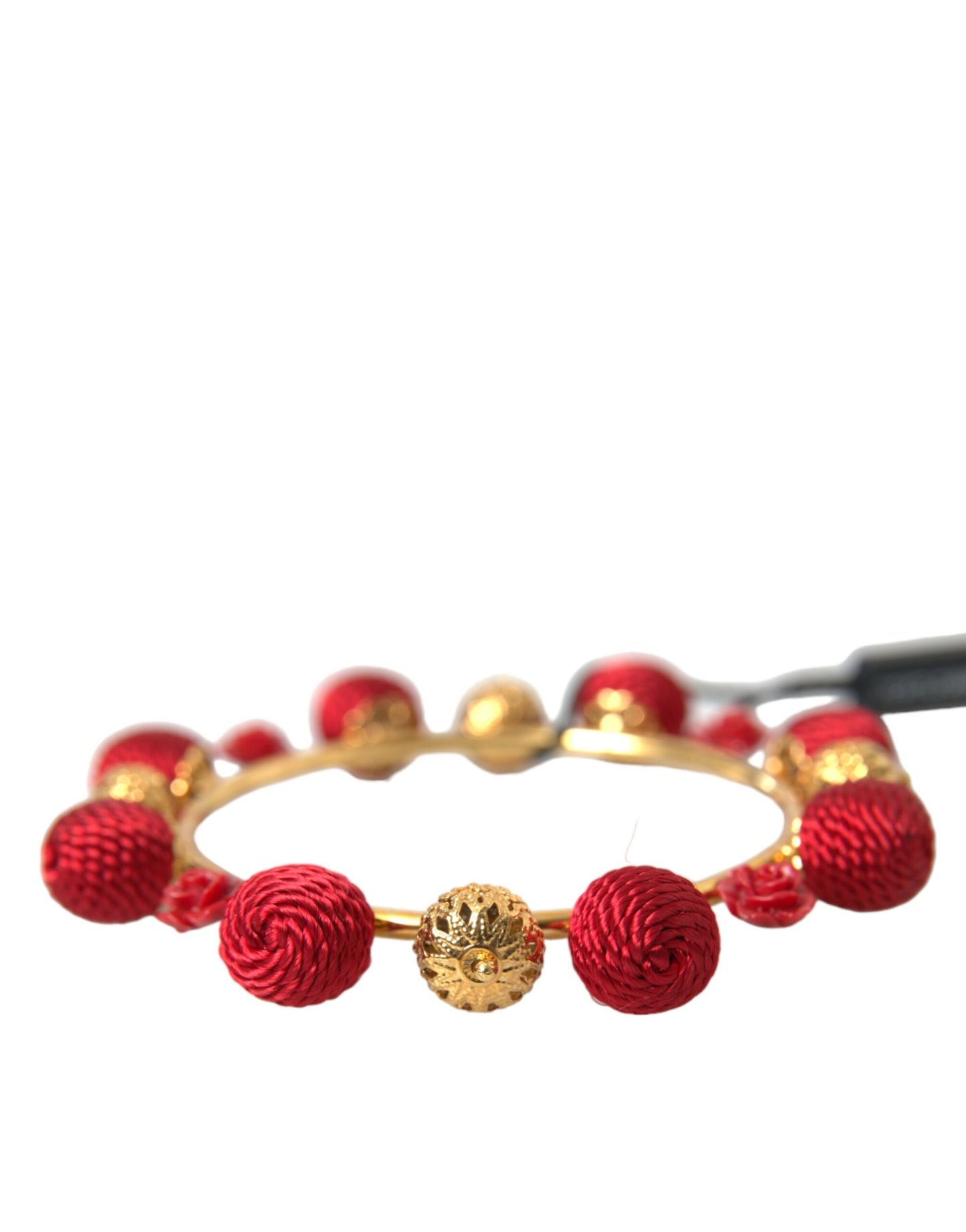 Goud messing rood RUNWAY Sicilia Natale rozen armband