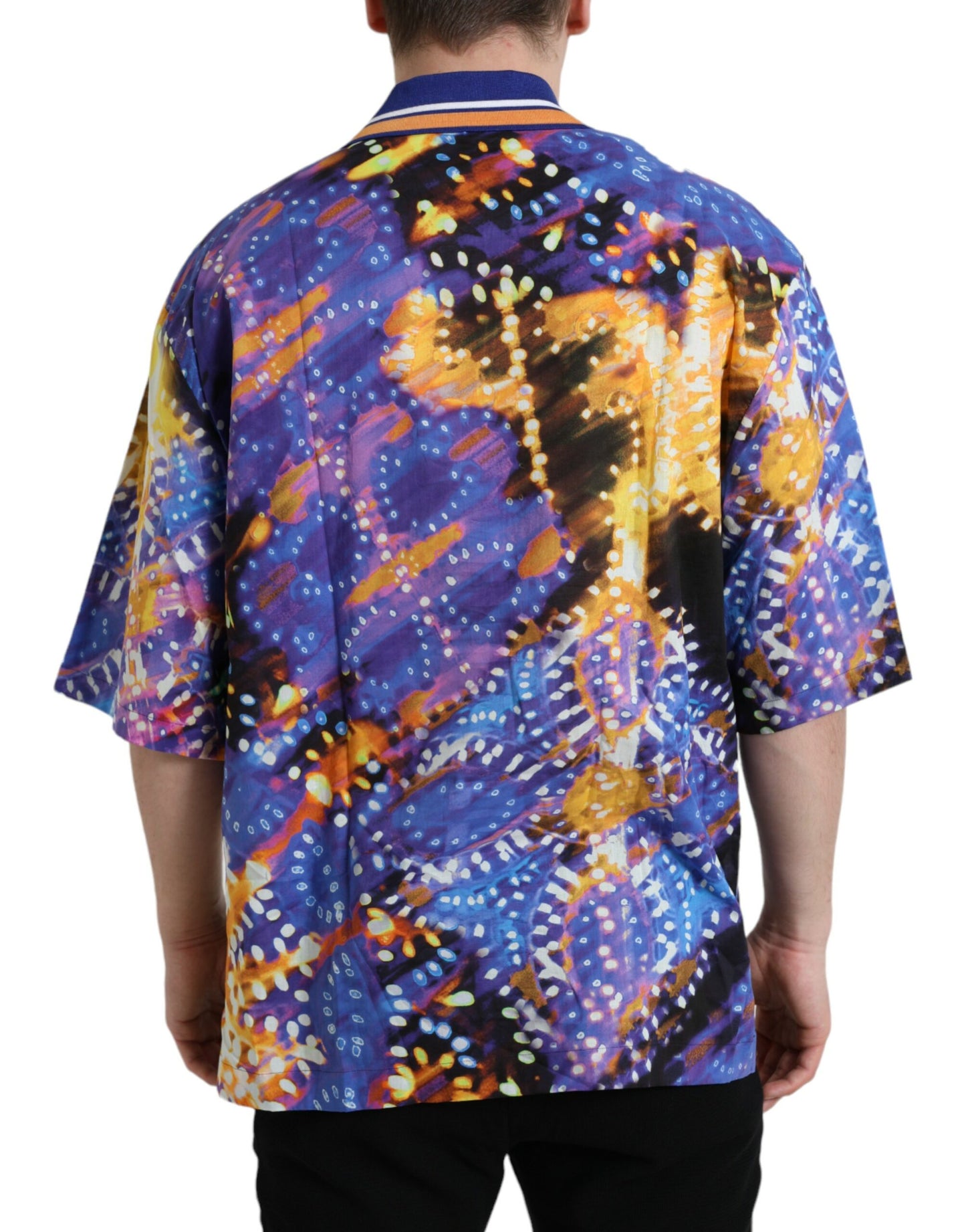 Multicolor Luminarie Print Katoenen Casual Shirt