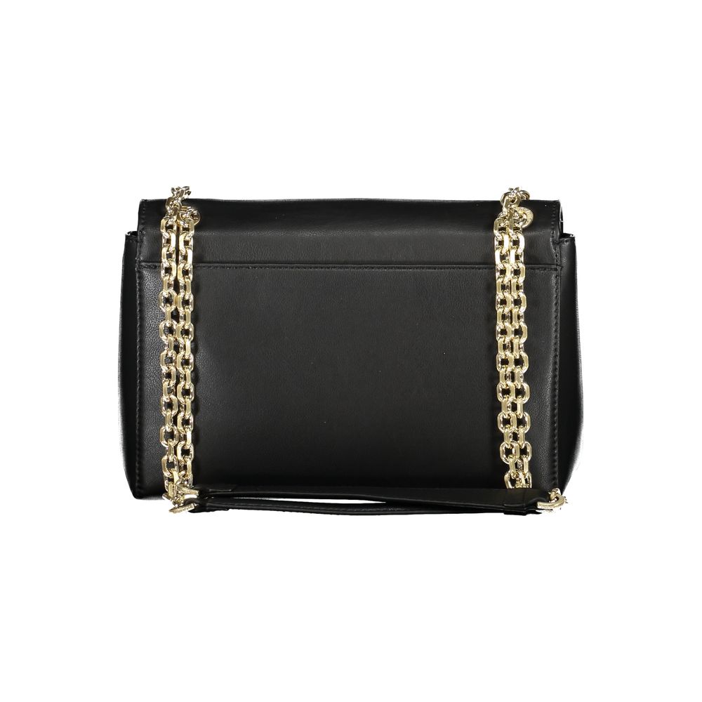 Black Polyester Handbag