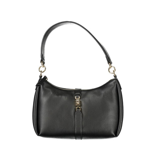 Black Polyester Handbag