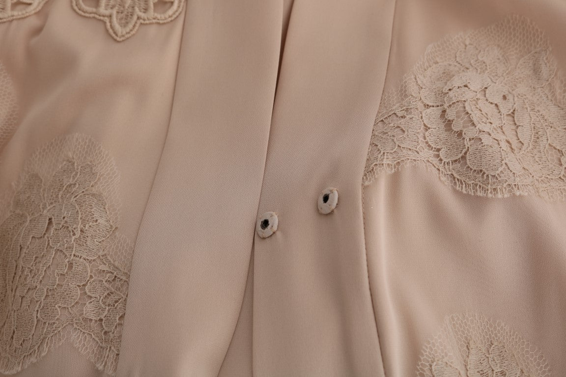 Elegante beige cape kaftan jurk