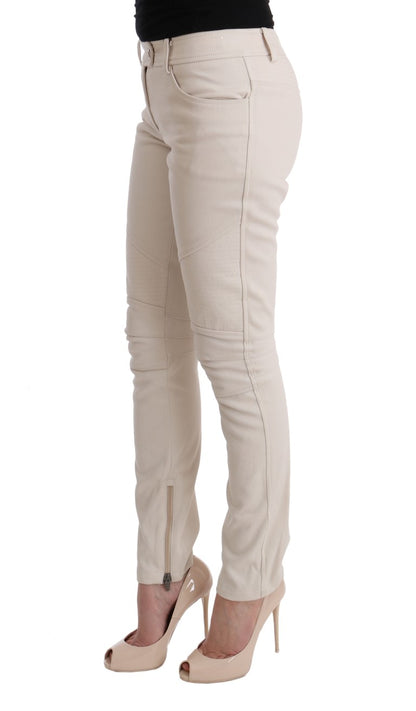 Chique witte slim fit denim schat