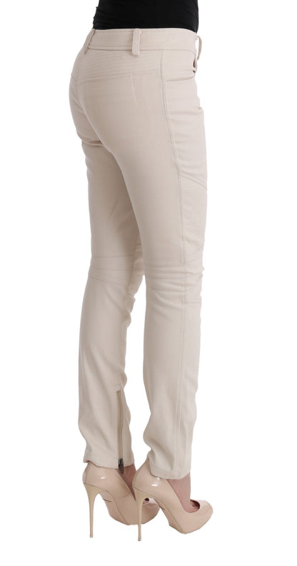 Chique witte slim fit denim schat