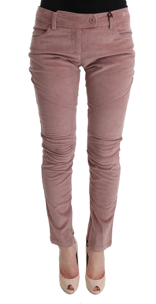 Chique roze capri cropped broek