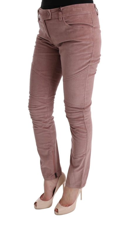 Chique roze capri cropped broek