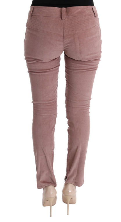 Chique roze capri cropped broek