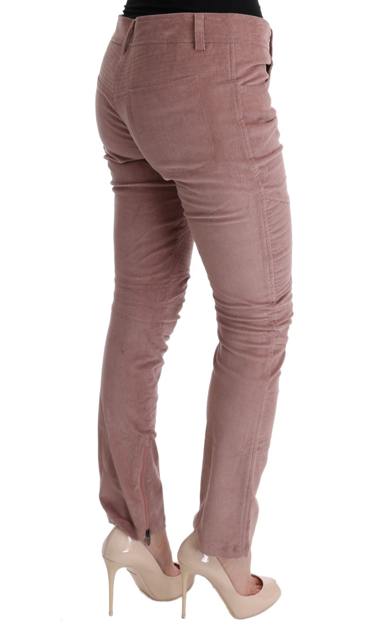 Chique roze capri cropped broek