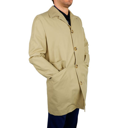 Classic Beige Trench Coat - Timeless Elegance