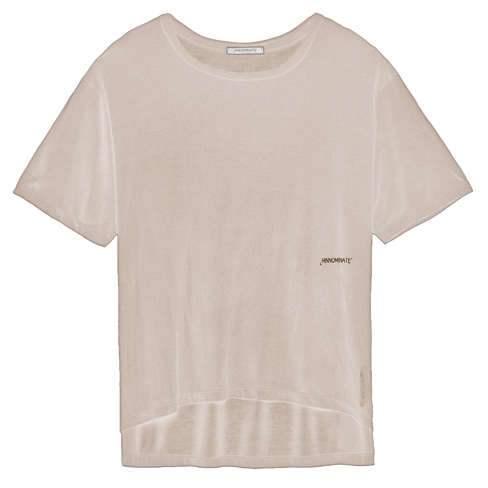 Elegante oversized modal T-shirt met logo