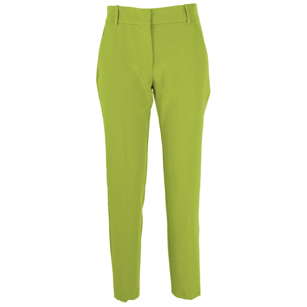 Groene polyester jeans en broek