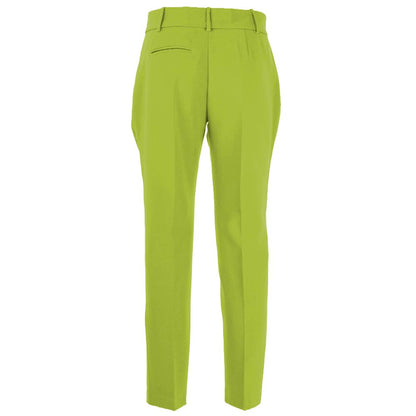 Groene polyester jeans en broek