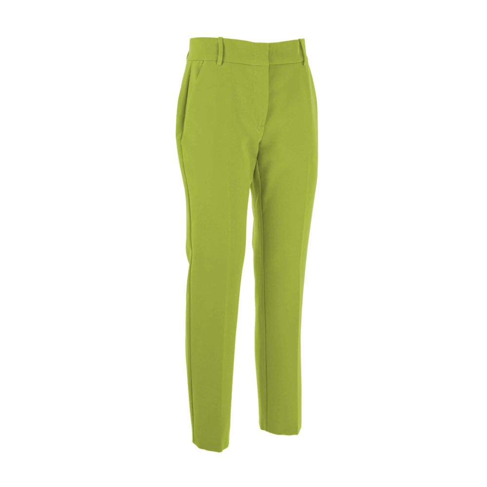 Groene polyester jeans en broek