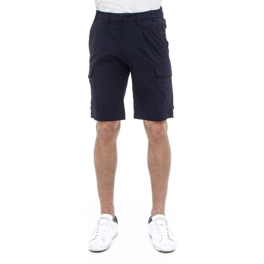 Strakke stretch tech bermuda shorts