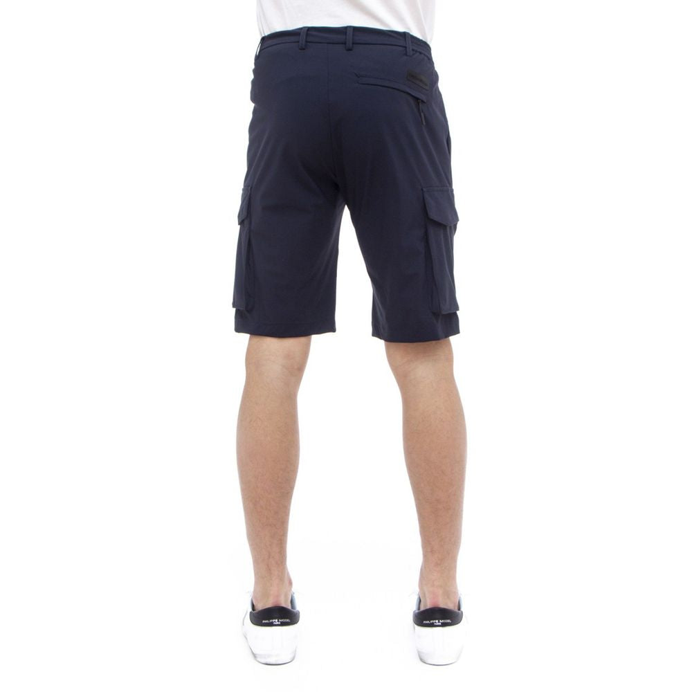 Strakke stretch tech bermuda shorts