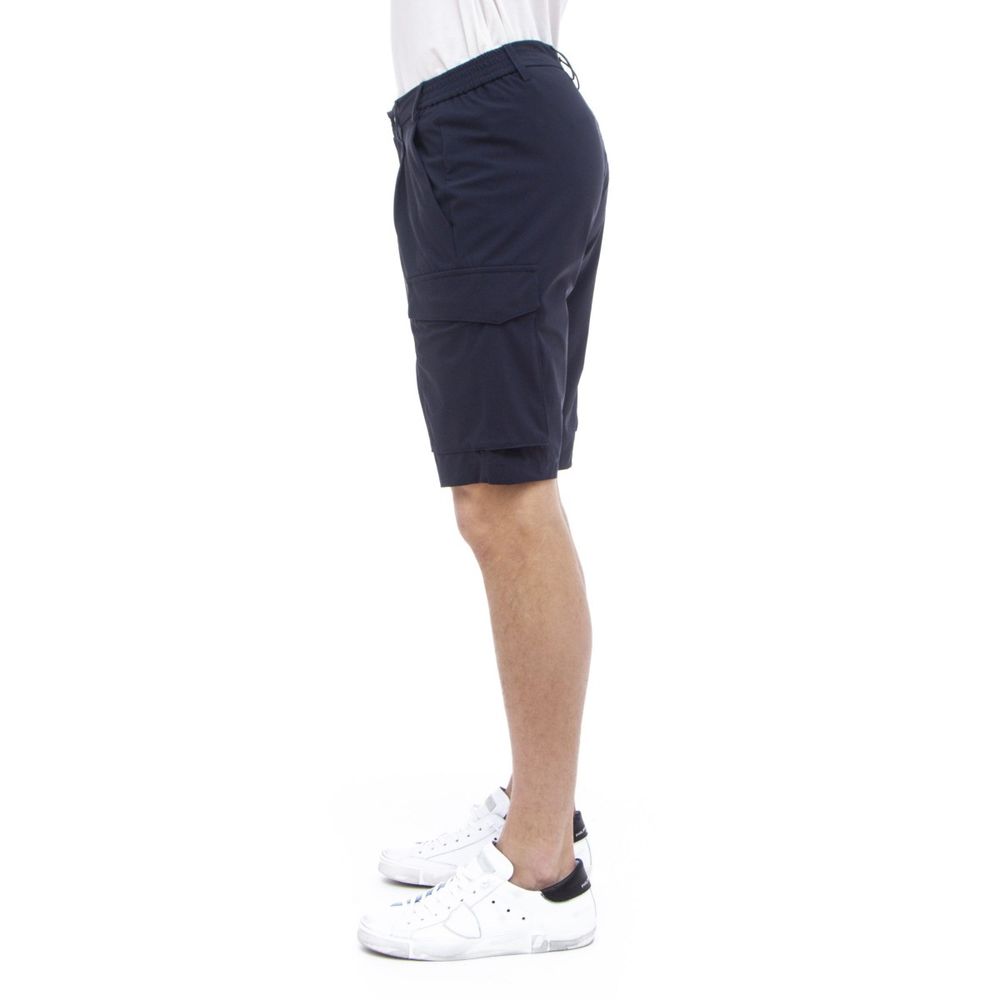 Strakke stretch tech bermuda shorts