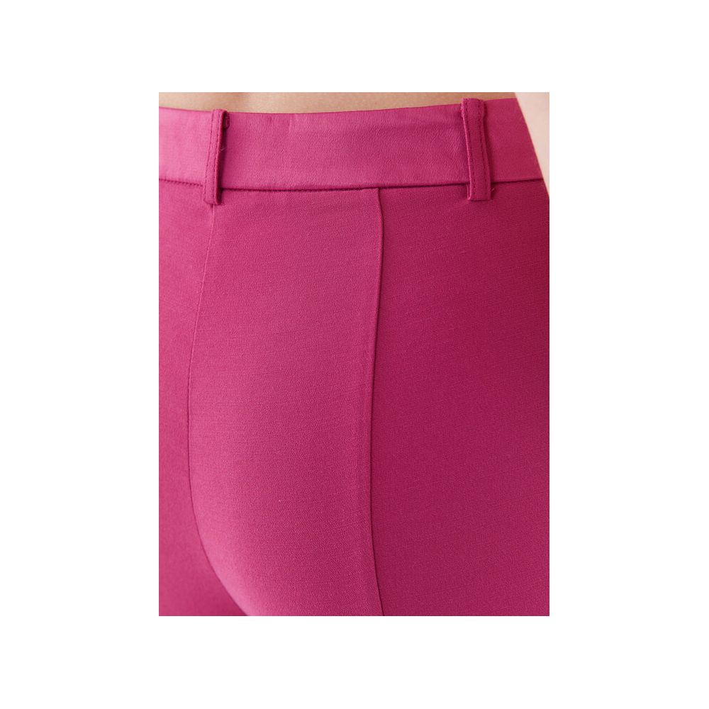 Elegante fuchsia palazzo broek