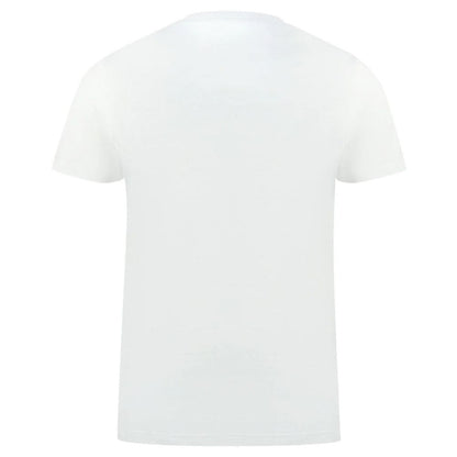 White Cotton Men's T-Shirt