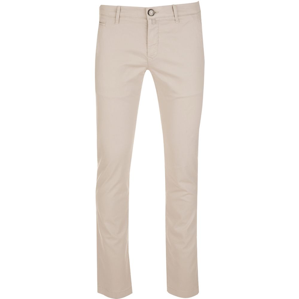 Beige katoenen chinobroek – Slim Fit Elegance