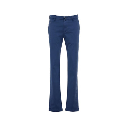 Elegante Slim Fit Chino-broek in blauw