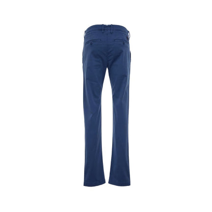 Elegante Slim Fit Chino-broek in blauw