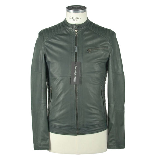 Emerald Elegance leren jas