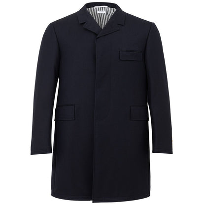 Elegant Wool Jacket in Signature Blue