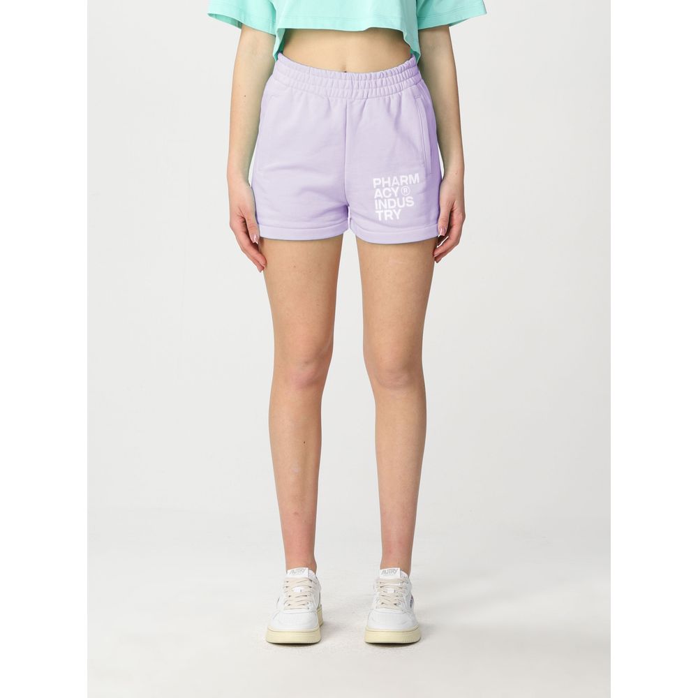 Chic Purple Cotton Shorts