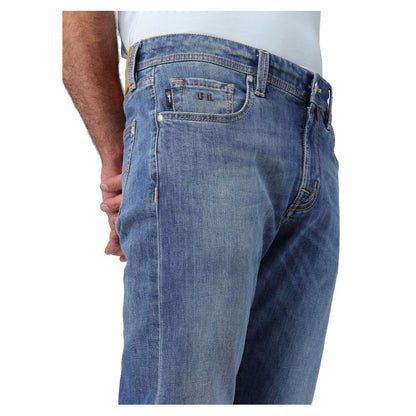 Blue Cotton Men's Jeans