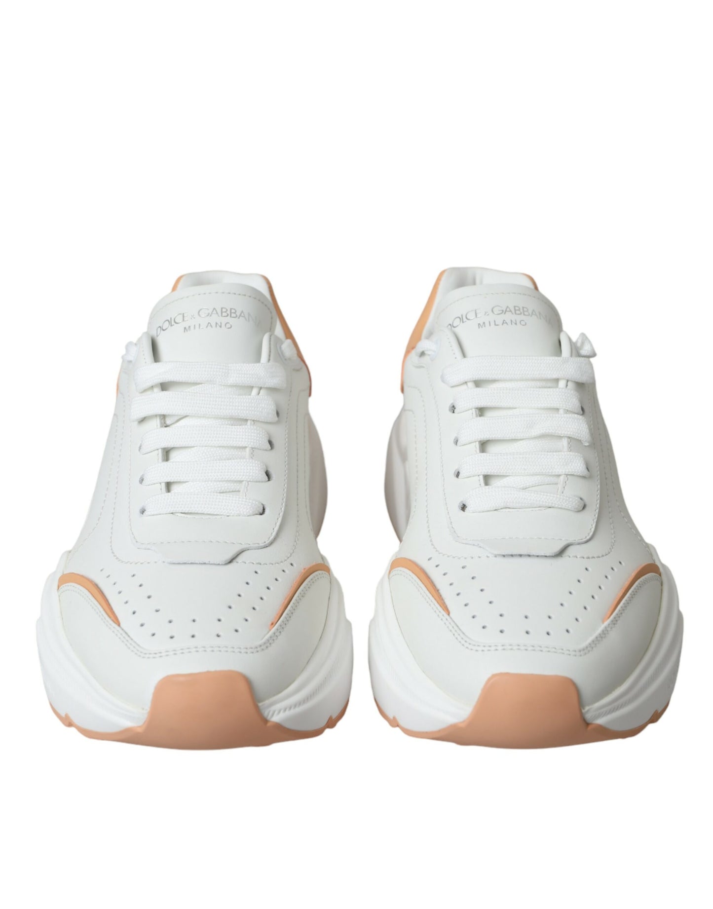 Witte Perzik DAYMASTER Leren Sneakers Schoenen