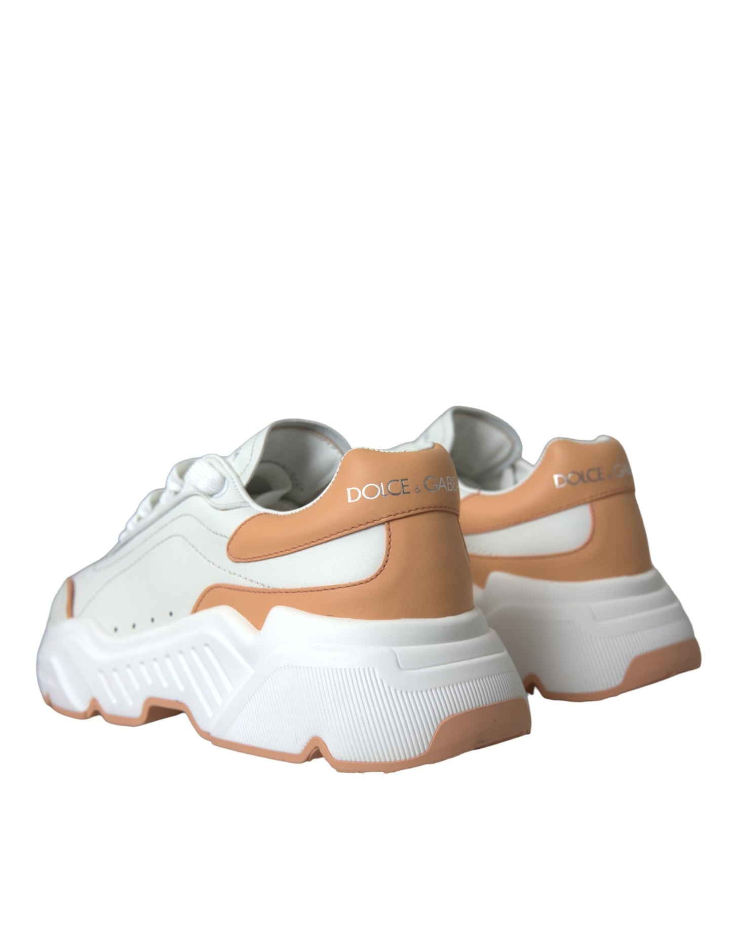 Witte Perzik DAYMASTER Leren Sneakers Schoenen