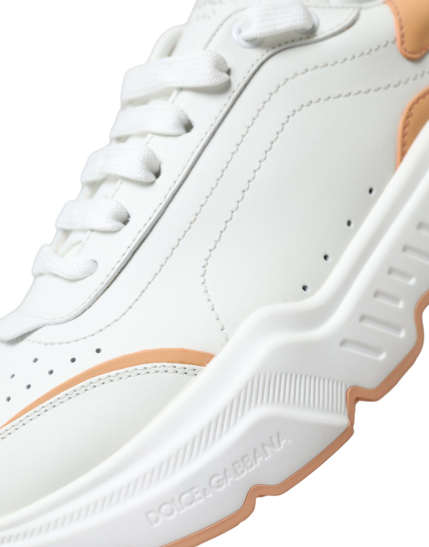 Witte Perzik DAYMASTER Leren Sneakers Schoenen