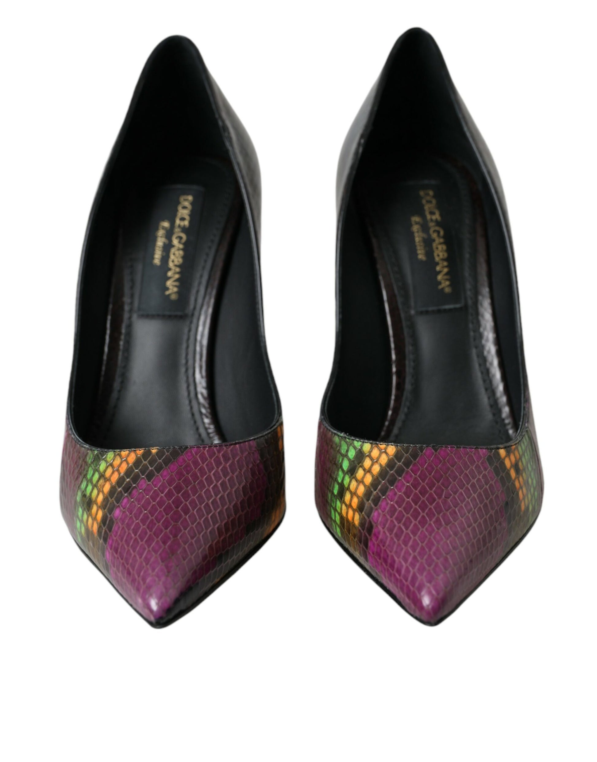 Multicolor Exotische Leren Hakken Pumps Schoenen