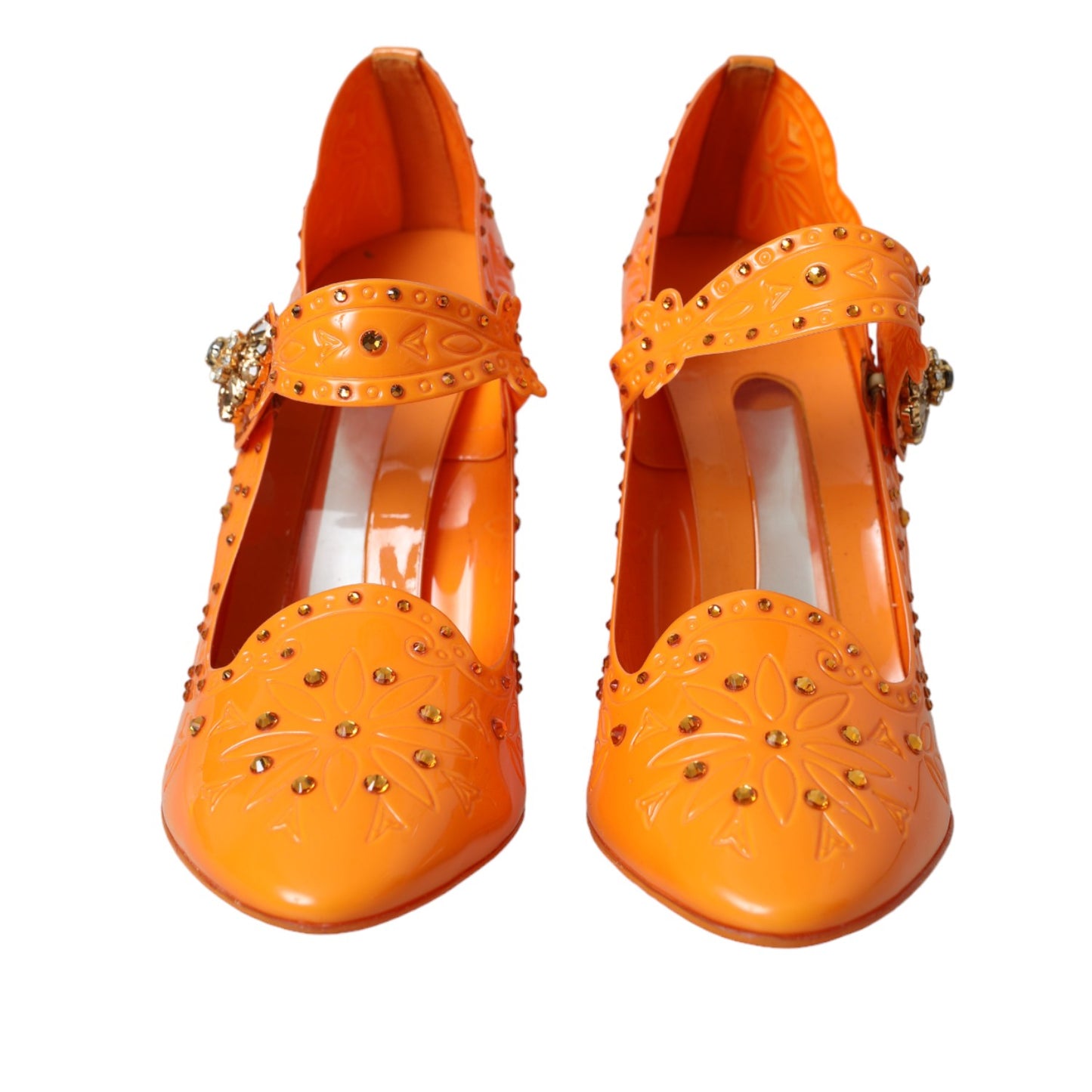 Oranje CINDERELLA Floral Crystal Pumps Schoenen