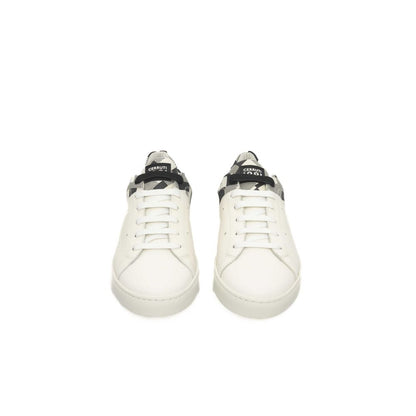 Witte leren herensneaker