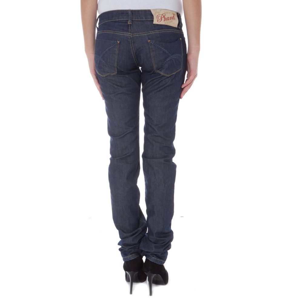 Blauwe katoenen jeans en broek