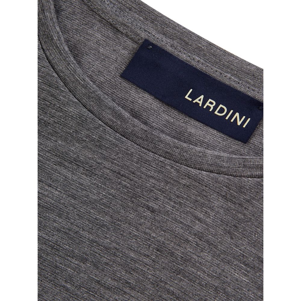 Elegant Gray Woolen Designer T-Shirt