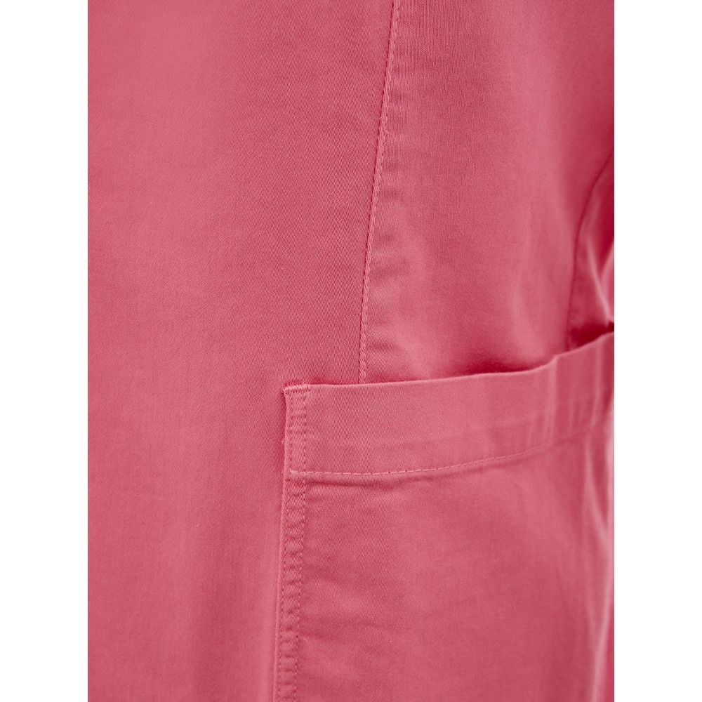 Elegant Pink Cotton Jacket for Her