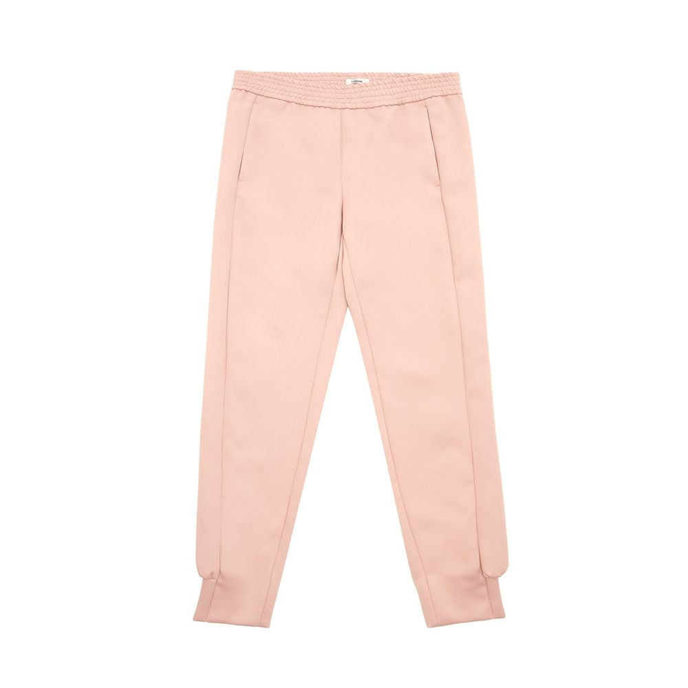 Elegante roze polyester broek voor dames