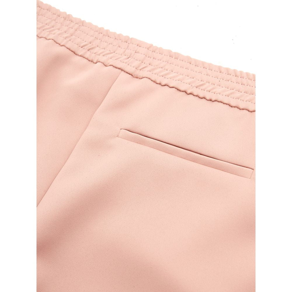 Elegante roze polyester broek voor dames