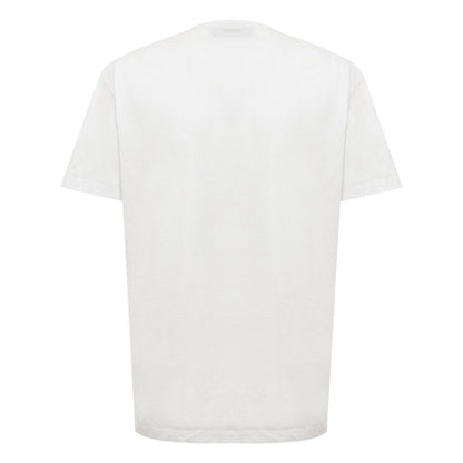 Chique witte katoenen basis-T-shirt