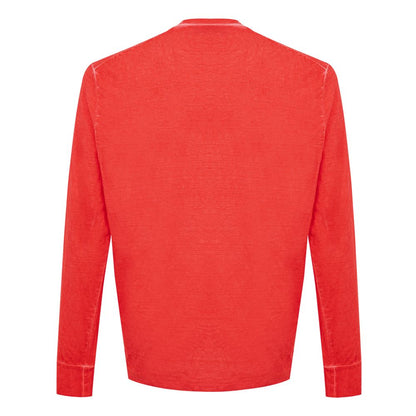 Rood katoenen T-shirt