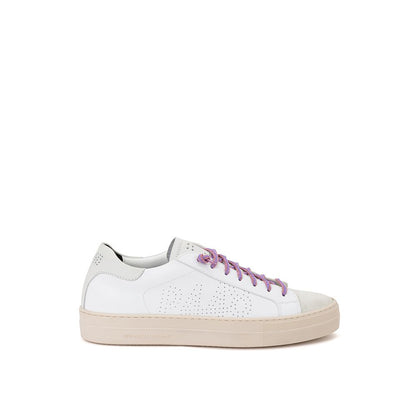 Witte leren sneaker