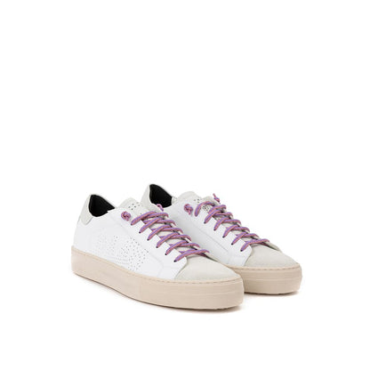 Witte leren sneaker