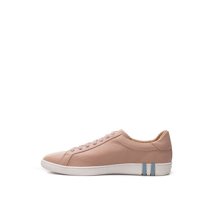 Elegante roze leren sneakers